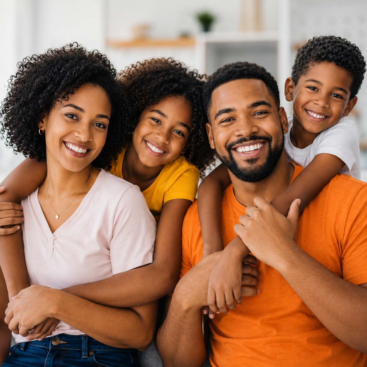 Família protegida pelo Seguro de Vida MAG
